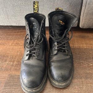 Dr. Martens Black Air Wair Steel Toe Boots - ASTM F2413-18